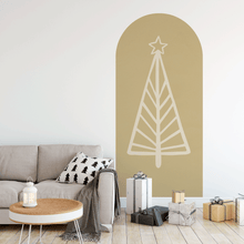 Load image into Gallery viewer, Christmas Evergreen Tree Gold
