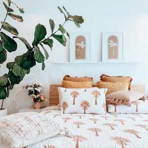 Bronzed Palm Print