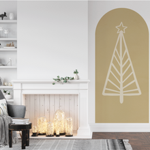 Load image into Gallery viewer, Christmas Evergreen Tree Gold
